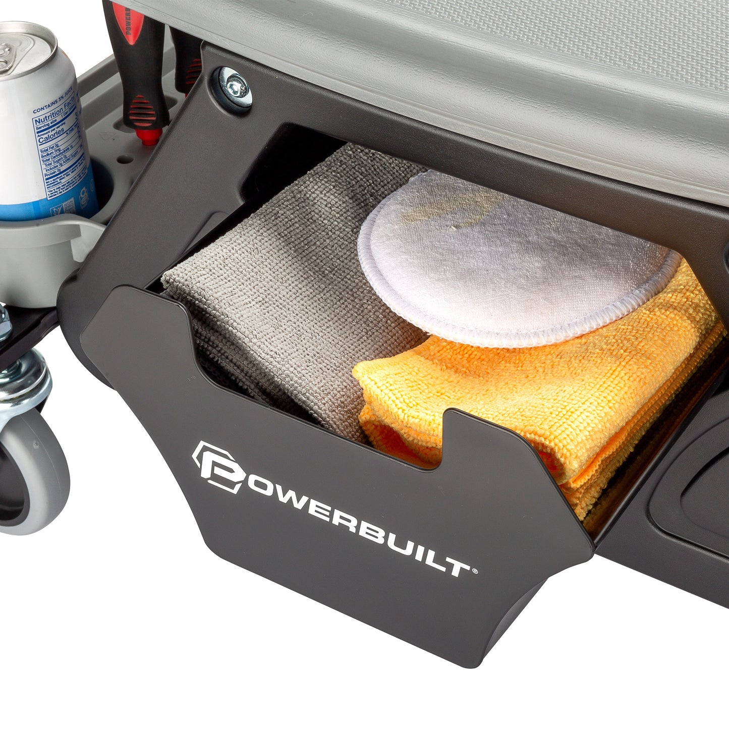 Powerbuilt Heavy Duty Rolling Seat