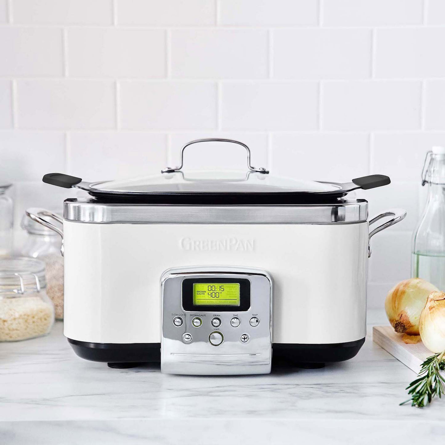 GreenPan Elite 8-in-1 Programmable 6-Quart Slow Cooker