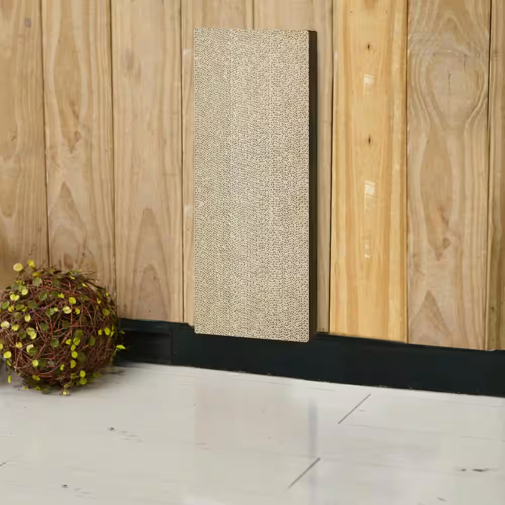 Eco Zbboard Espresso Wall Cat Scratching Pad with Velcro