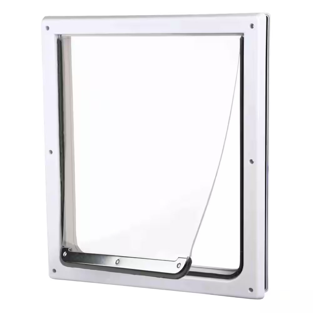 Two-Way Dog Door with Flap for Medium to Extra Large Dogs : 12 X 14.75 In.
