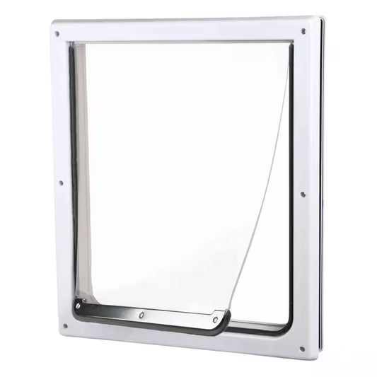 Two-Way Dog Door with Flap for Medium to Extra Large Dogs : 12 X 14.75 In.